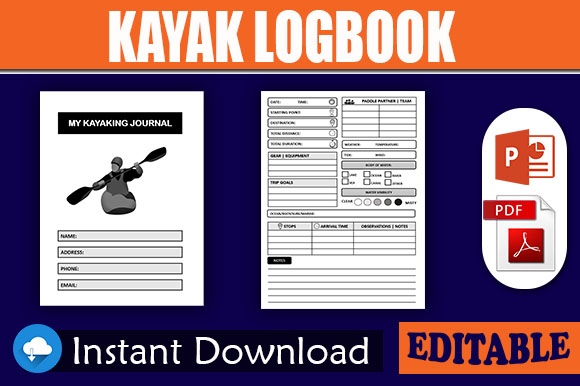 Printable Kayaking Log Book